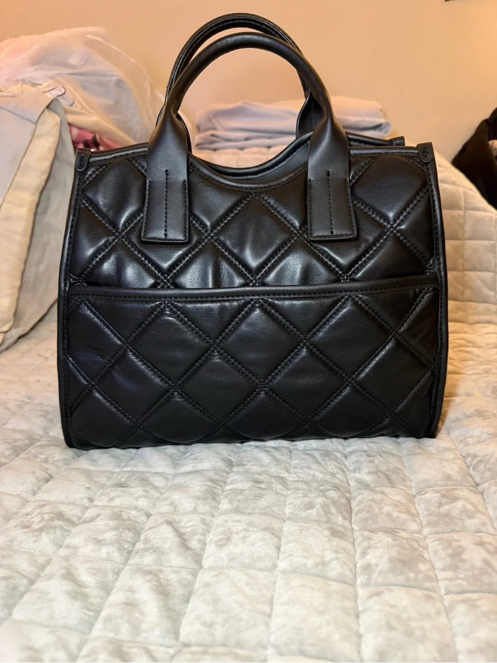 Steve Madden structured quilted